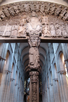 Parteluz del Pórtico de la Gloria, Catedral de Santiago de Compo