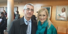 La Presidenta de la Comunidad de Madrid y el director del CTIF Madrid-Sur