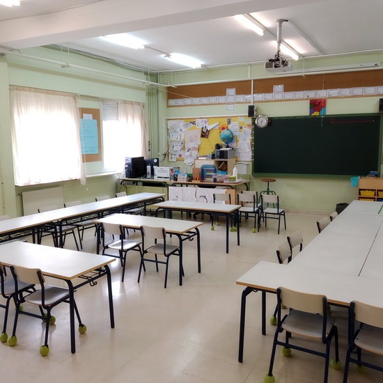 Primaria. Aula de 1º-2º de primaria.