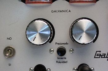 Corriente galvánica con inversor de polaridad