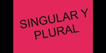 PRIMARIA - 1º - SINGULAR Y PLURAL - LENGUA - FORMACIÓN