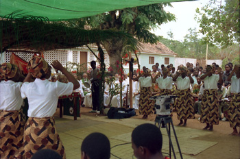 Celebración en Anchilo, Mozambique