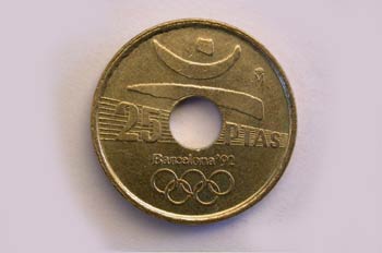 Pesetas , Olimpiadas, Cruz