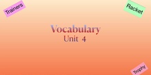 VOCABULARY SPORTS 2
