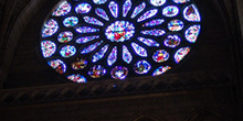 Rosetón y vidrieras de la Catedral de León, Castilla y León