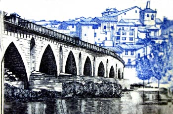 Detalle del puente de Zamora