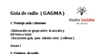 Guía de radio  GaGMa