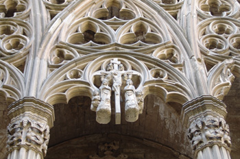 Detalle arquerías, Catedral de Lérida