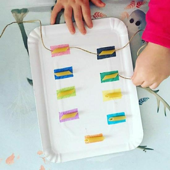 TRABAJO CON MACARRONES