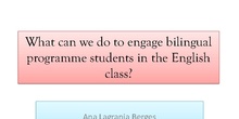 what can we do to engage programme students in the Enlgish class? 2017 Leadership program