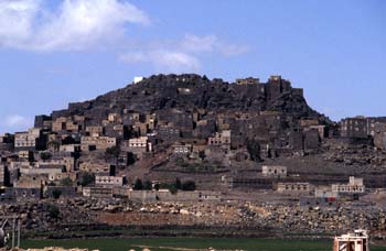 Pueblo en el norte de la provincia de Sanaa, Yemen