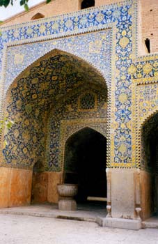 Interior de Masjid-i-Shah, Isfahan (Irán)
