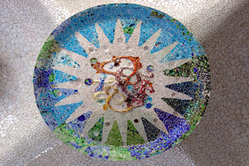 Rosetones, Parque Güell, Barcelona