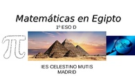 Matemáticas en Egipto