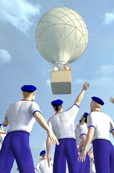 Cinco semanas en globo: El Victoria parte de Inglaterra