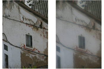 Efecto de filtro suavizador