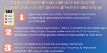Instrucciones actividades diferentes ritmos aprendizaje