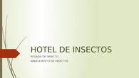 Hotel de insectos