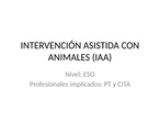 INTERVENCIÓN ASISTIDA CON ANIMALES