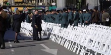 Homenaje a las fuerzas de seguridad en la Puerta del Sol, Madrid