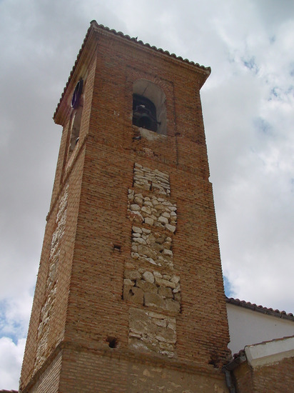Torre de la iglesia en Orusco