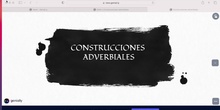 construcciones adverbiales