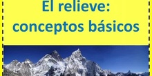 El relieve: conceptos básicos