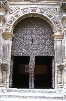 Puerta de la Iglesia de la Asunción, Calaceite, Teruel