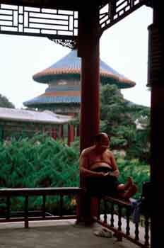 Templo de meditación, China