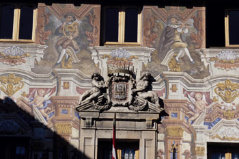 Fachada del ayuntamiento de Durango, Vizcaya