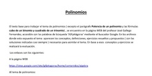 Polinomios