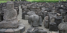 Esculturas, Templo Borobudur, Jogyakarta, Indonesia