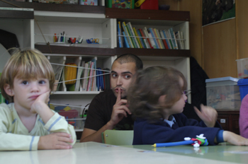 Niños en el aula