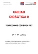 UNIDAD DIDÁCTICA 0. INICIO DE CURSO 3º Y 4º EP.