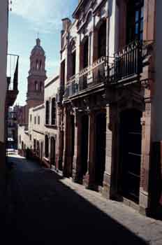 Calle de la ciudad de Zacatecas, México