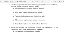 Lengua II Distancia Clase 74 20240528 - Oraciones compuestas (VII) - Examen resuelto