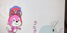 Utilikza Scratch Jr para hacer animaciones con la opción aparecer y desaparecer