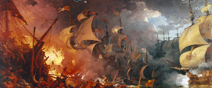 Ricardo Sanz y Tur: Armada Invencible. Batalla española