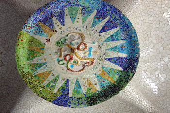 Rosetones, Parque Güell, Barcelona