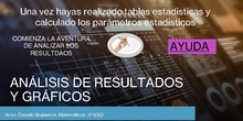 5ª ETAPA. ANÁLISIS DE RESULTADOS. ESPACIO APRENDIZAJE-ESTADÍSTICA