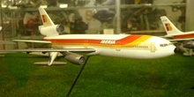 Maqueta de un avión de IBERIA, Museo del Aire de Madrid