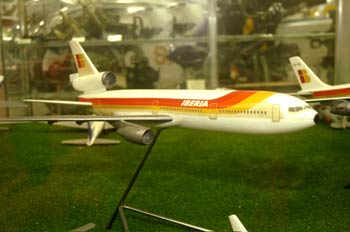 Maqueta de un avión de IBERIA, Museo del Aire de Madrid