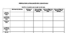 HERRAMIENTAS DE GESTIÓN DE AULA: RÚBRICA CLIMA DE AULA