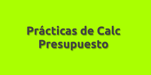 Presupuesto con Calc