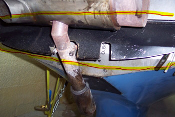 Trampilla para refrigeración de un motor ligero