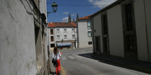 Rúa da Poza das Oblatas, Santiago de Compostela, La Coruña, Gali