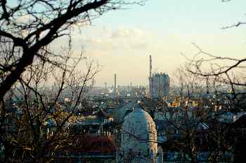 Zona industrial del sur de Budapest, Hungría