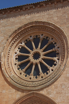 Rosetón, Monasterio de Santa María de la Huerta; Soria; Castilla
