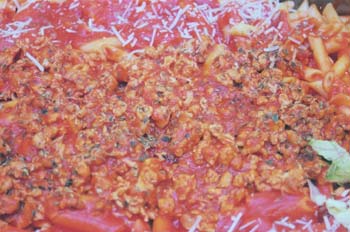 Macarrones con salsa boloñesa