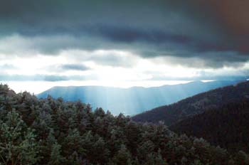 Paisaje desde Navacerrada, Madrid